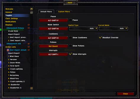 creating <strong>Hekili, Priority Helper</strong> for World of Warcraft. . Hekili priority helper